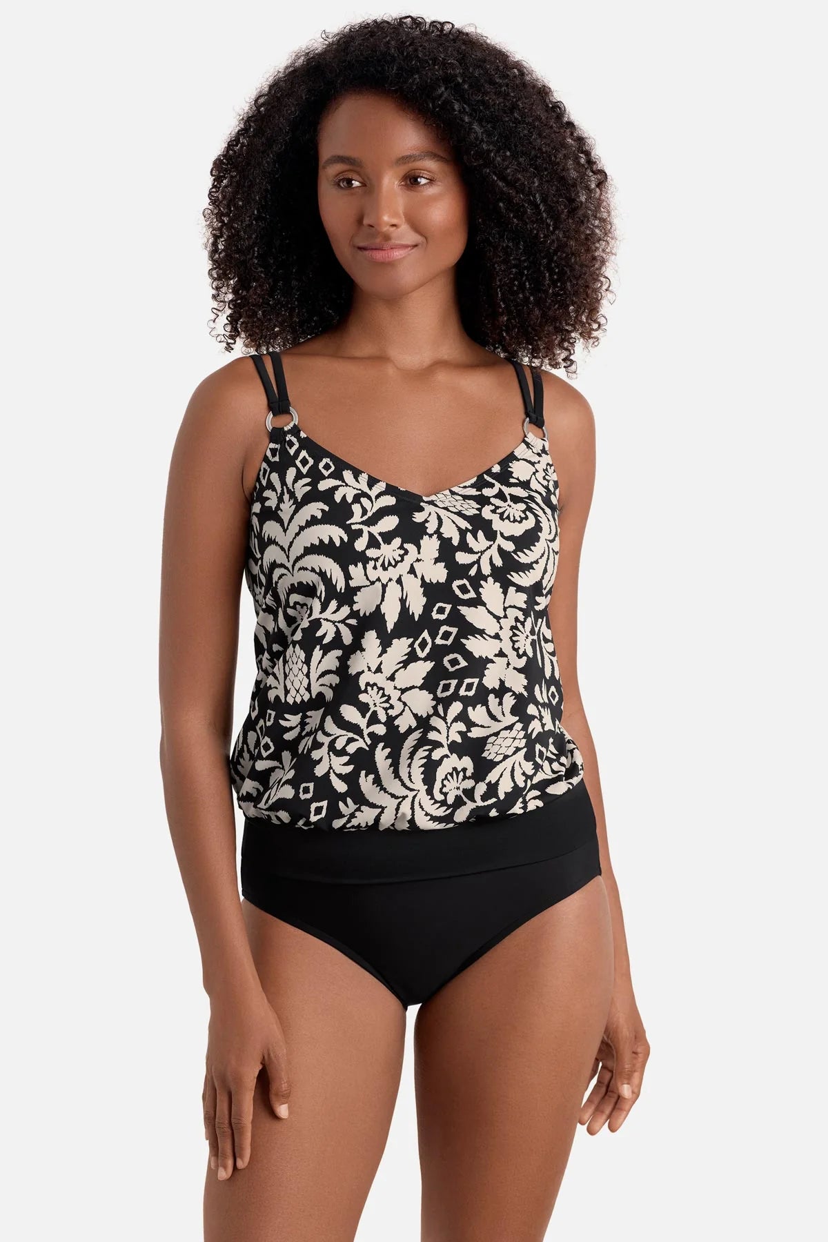Charger l'image dans la galerie, Haut de maillot tankini blouson Palm Royale - Séparé

