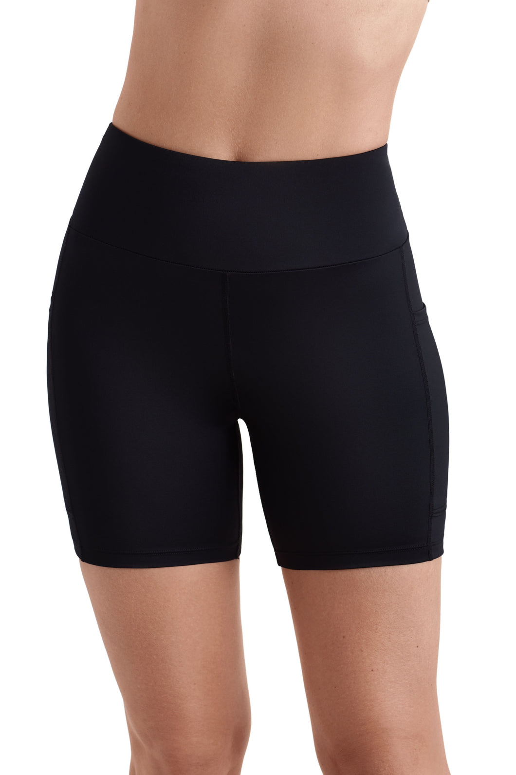 Short de bain midi ou de yoga avec poches latérales