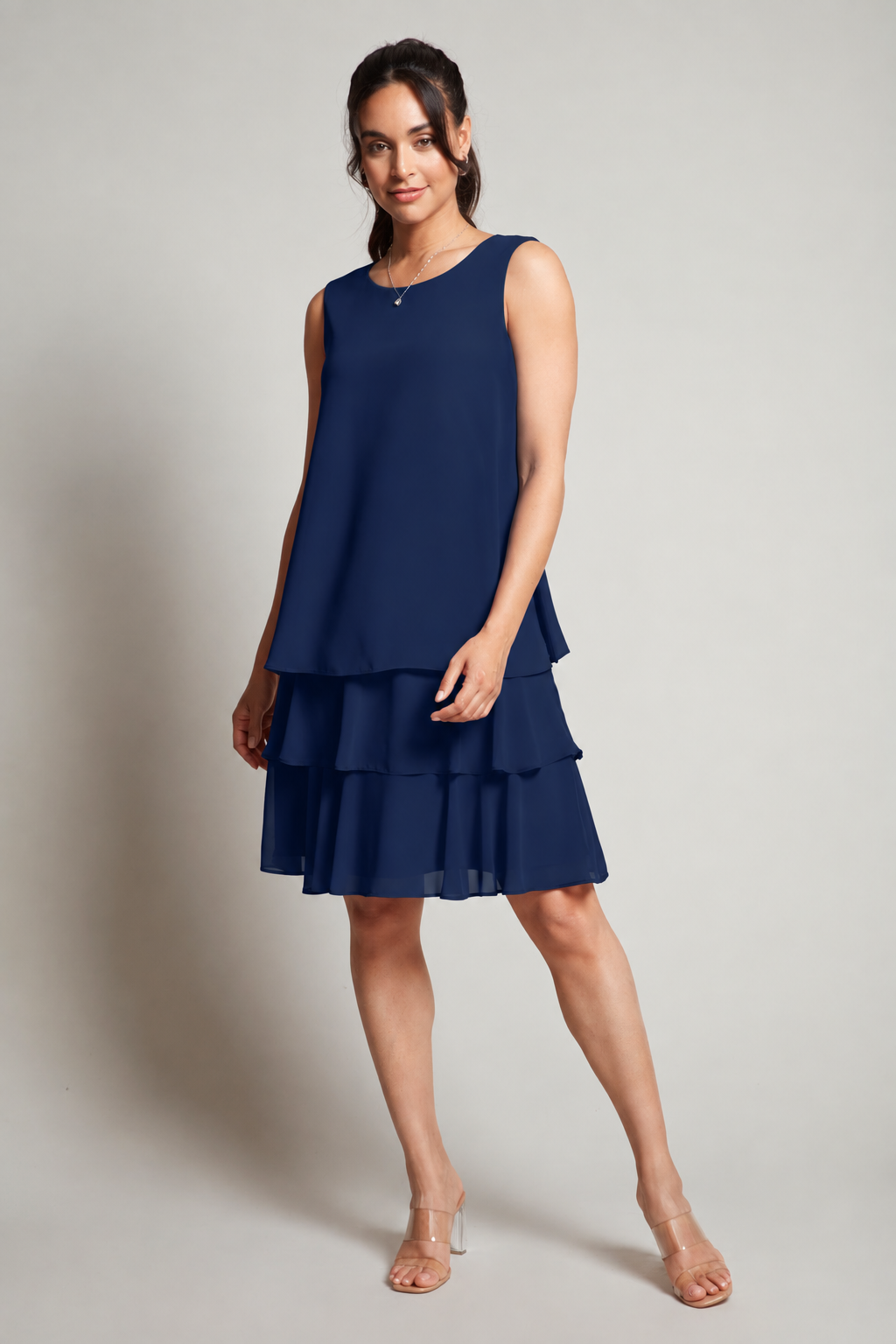 Charger l'image dans la galerie, Robe style 50012 en marine
